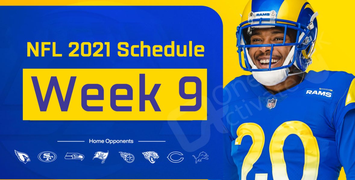 NFL Schedule 2021 Week 9