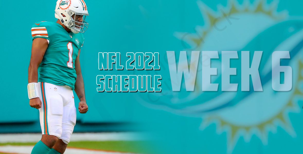 NFL schedule 2021 week 6