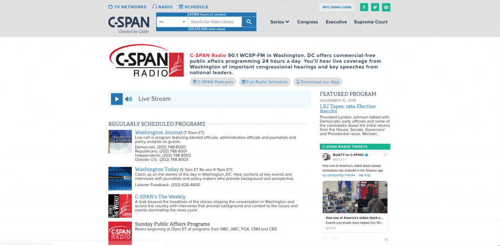 C-span Radio