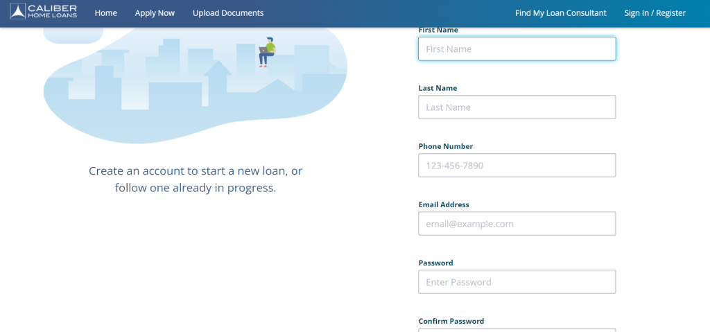 Apply for Caliber home loans