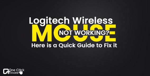 Logitech Mouse not Working? Fix your Logitech Mouse not Working issue