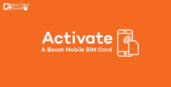Activate Boost sim card
