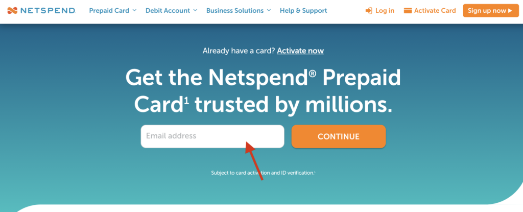 Request New Netspend Card 