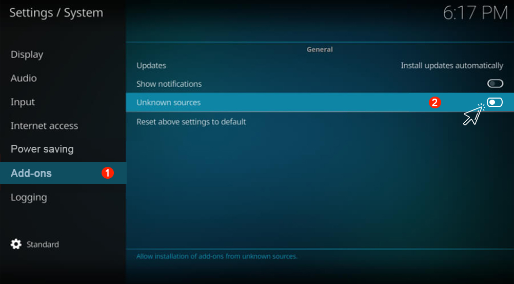 Kodi application