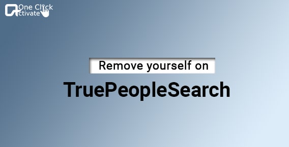 Remove yourself from True People Search