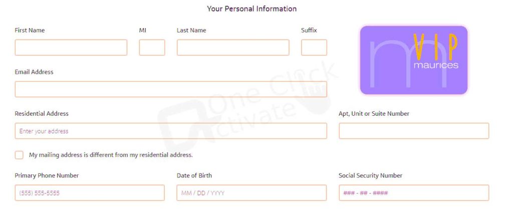 login portal after reaching