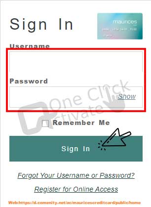 login portal after reaching