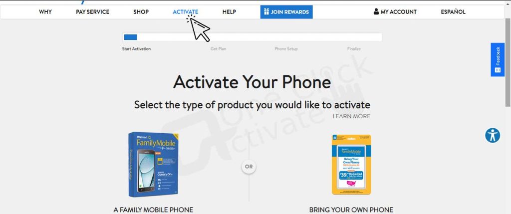 Walmart Family Mobile uses T-network 