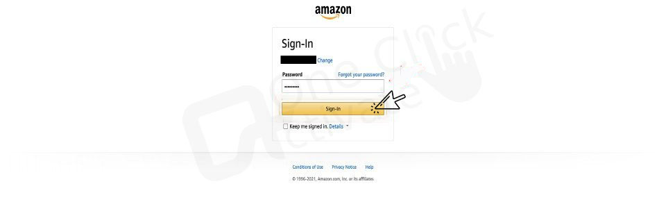 activation code after signing in.