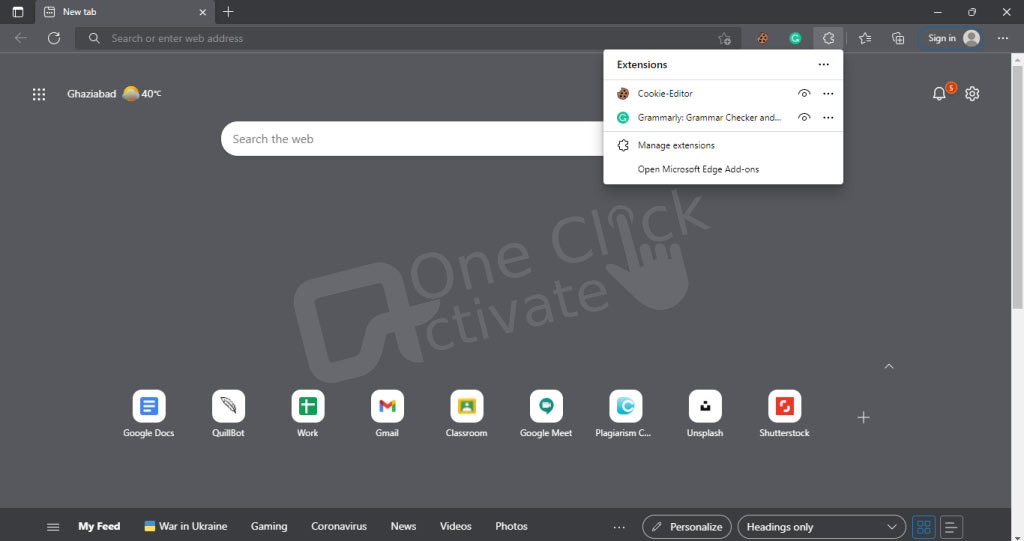 add-in menu