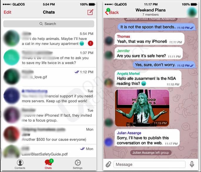 messaging apps for iOS & Android