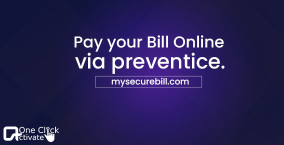 Pay your Bill online via preventice.mysecurebill.com