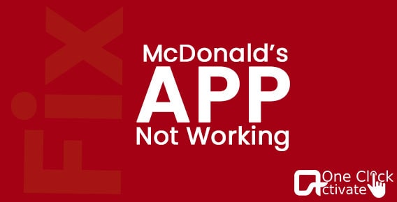Fix McDonald's App Not Working
