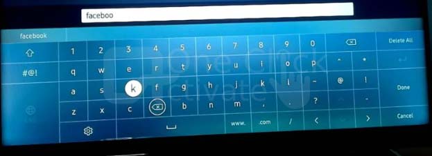 Facebook on Samsung