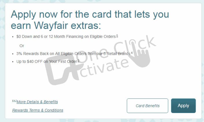 Wayfair Mastercard