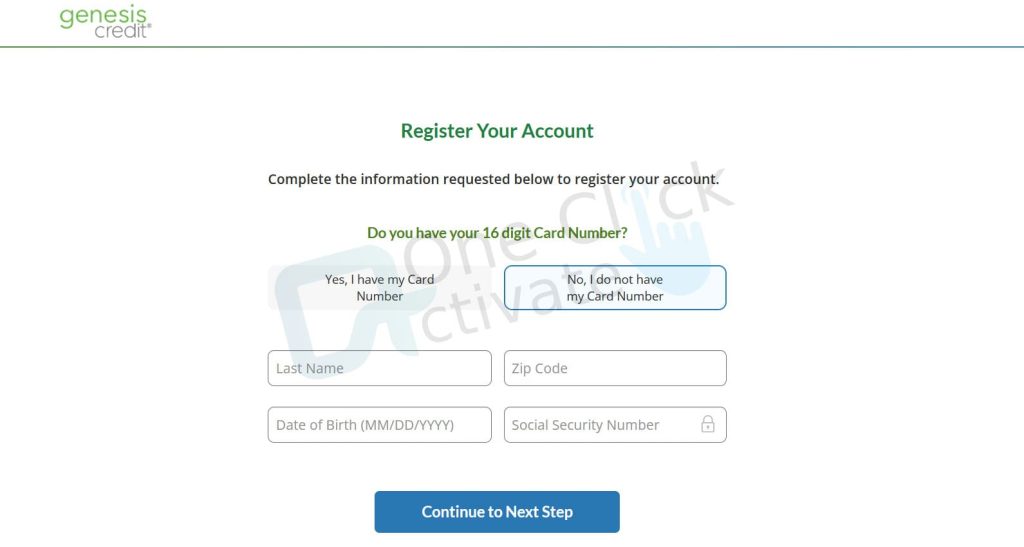 Credit Cards account