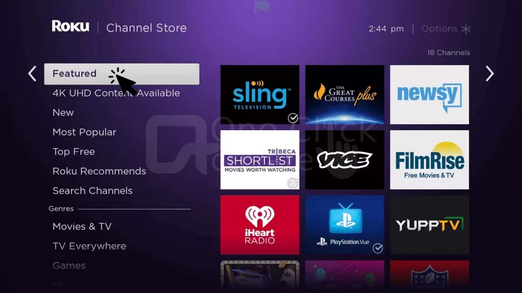 Vimeo on Roku