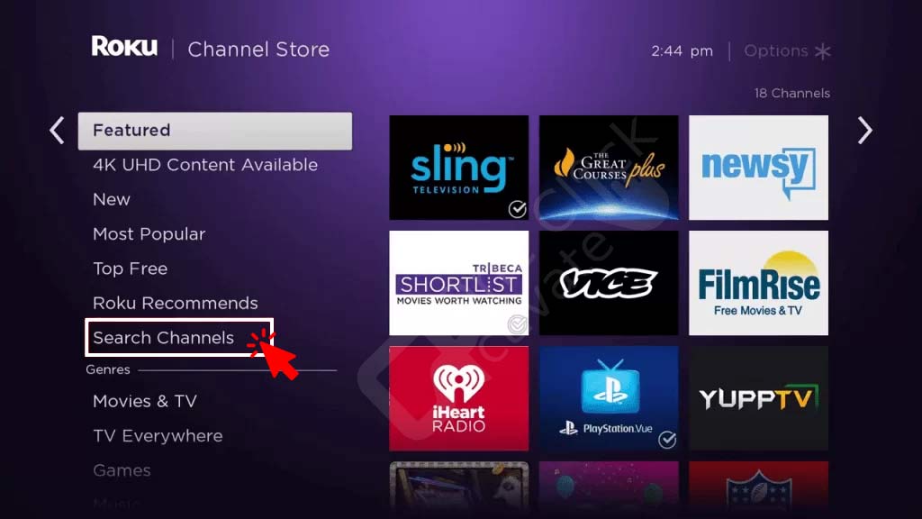 Vimeo on Roku