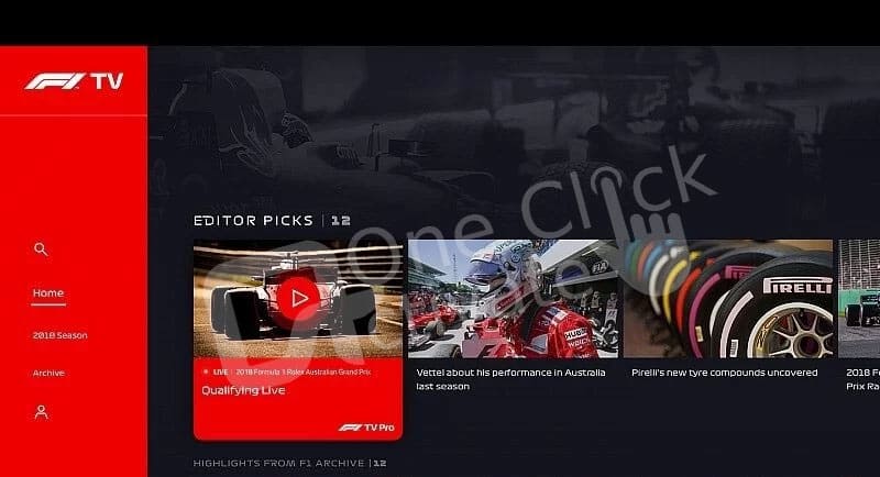 F1 TV on Apple TV