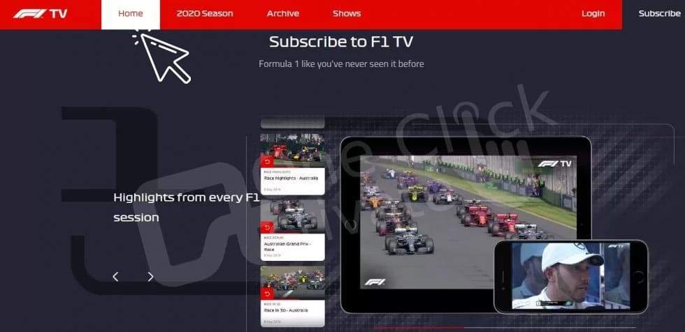 F1 TV on Apple TV
