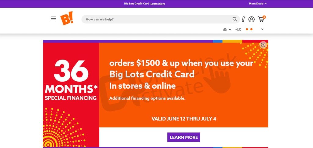 Big Lots Credit Card 