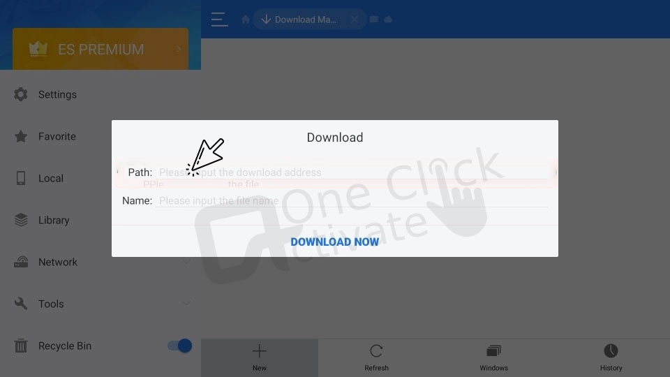 Install ES File Explorer