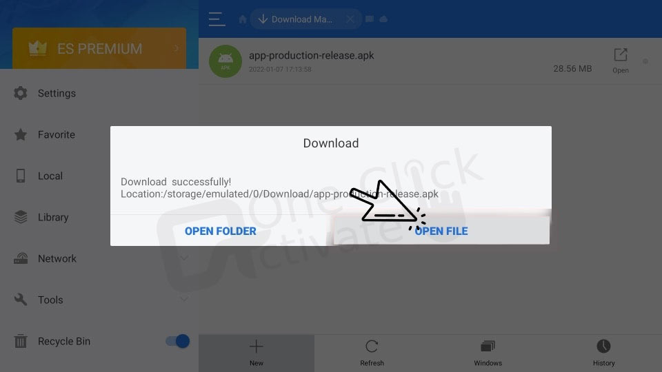 Install ES File Explorer