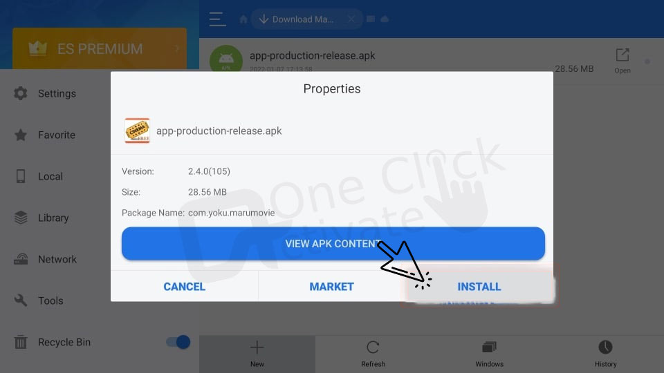 Install ES File Explorer