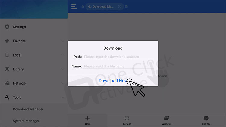 Install ES File Explorer