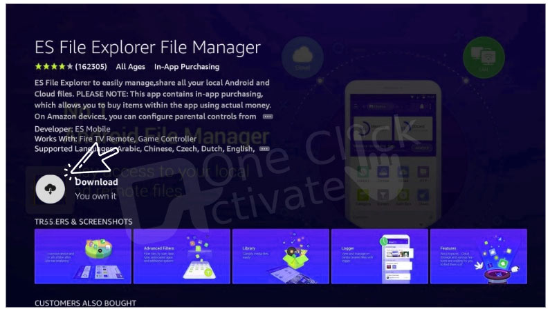 Install ES File Explorer