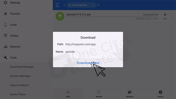 Install ES File Explorer