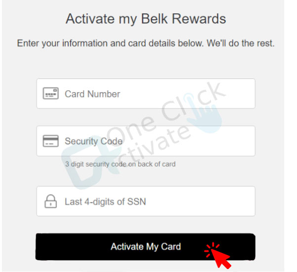 Activate Belk Credit Card