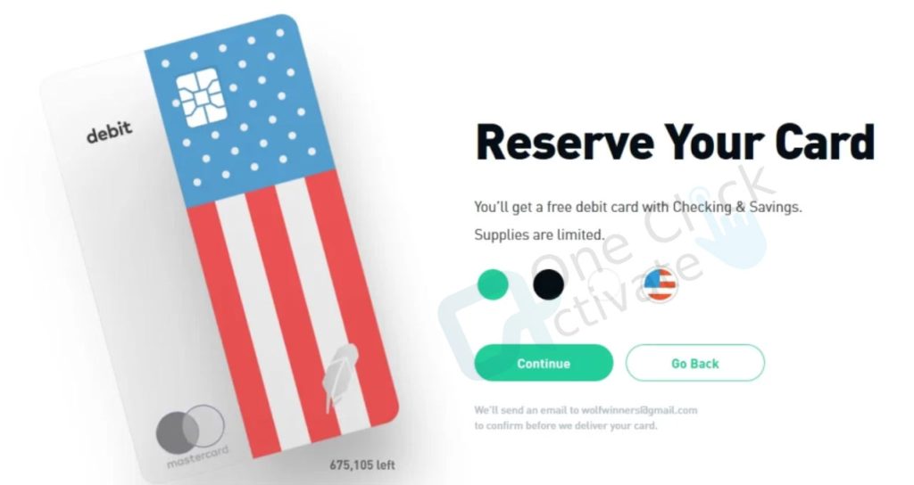activate your Robinhood debit