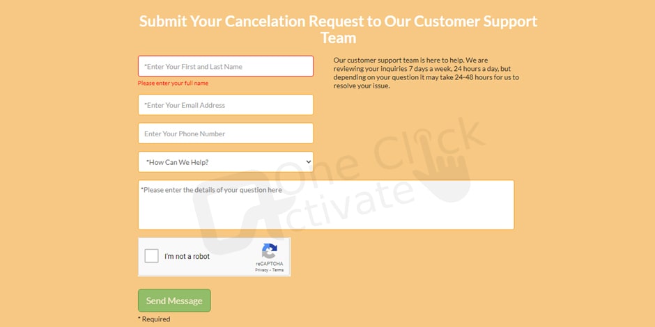 cancel SeekHD membership