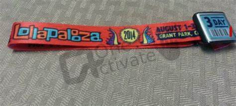 activate Lolla Wristband