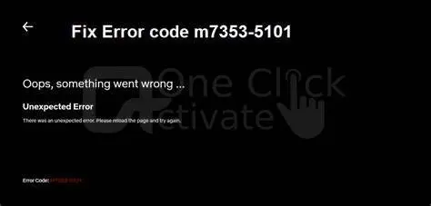 Netflix Error Code M7353-5101