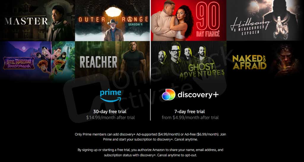 Discovery Plus on Vizio
