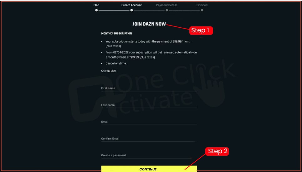 DAZN Free Trial