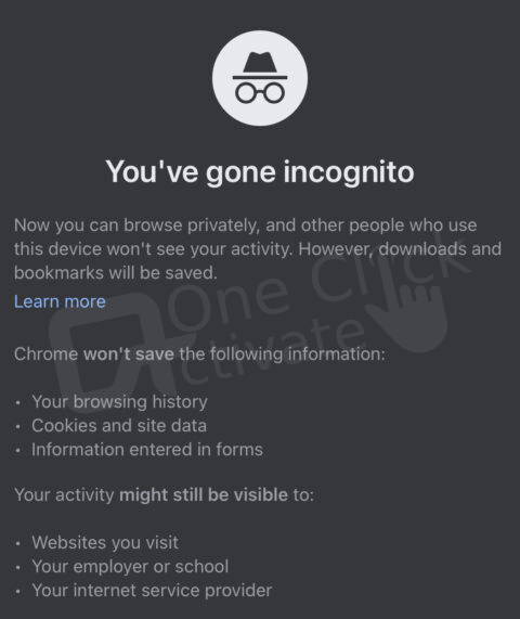 google accused of tracking incognito