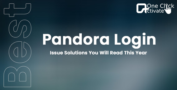 pandora login issues