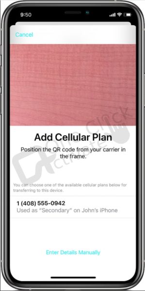 transfer physical sim to eSIM
