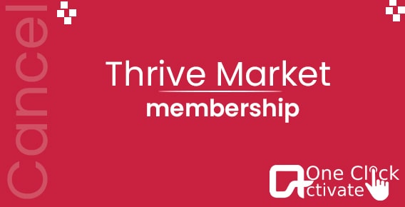cancel Thrive Market membership