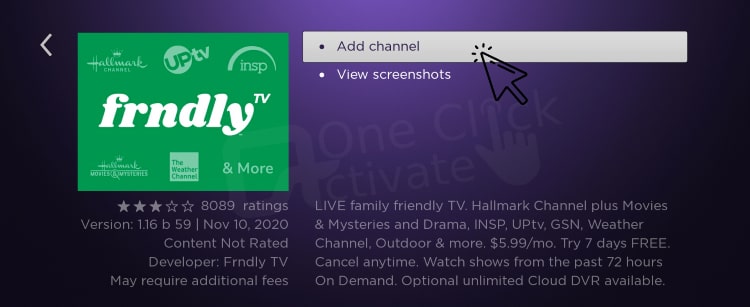 Activate Frndly TV