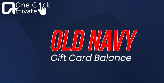 Check Old Navy Gift Card Balance