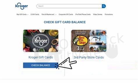 Kroger Gift Card Balance