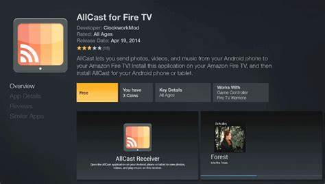 Install AllCast on Firestick