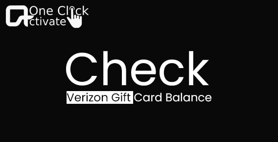 Check Verizon Gift Card Balance