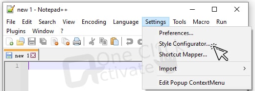 Dark Mode in Notepad++