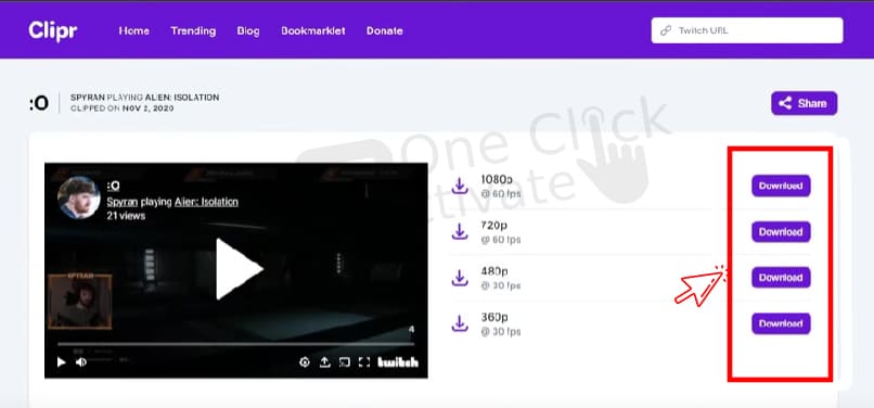 Download Twitch Videos