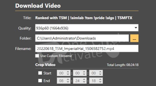 Download Twitch Videos